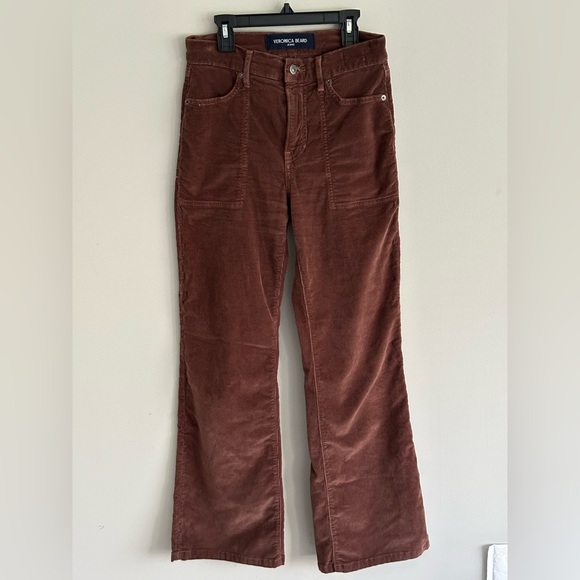 VERONICA BEARD Crosbie High Waisted Corduroy Wide-Leg Pant - Picture 3 of 11